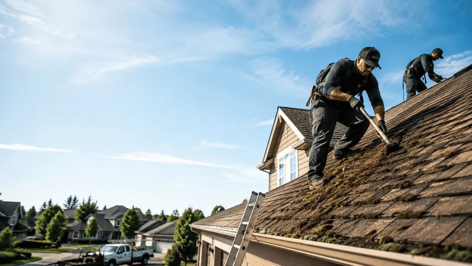 Roof Moss Removal in Lees Summit, MO near me